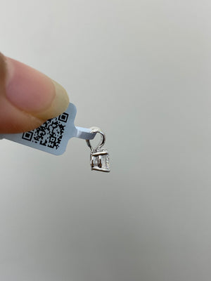 IGI CERTIFIED 0.51CT 14K PENDENT