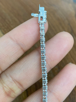 14k 5.50ct - 5.56 ct Lab 7 inches Tennis Bracelet