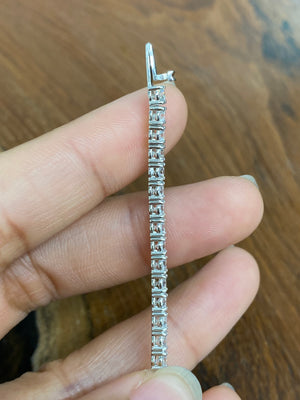 14k 5.50ct - 5.56 ct Lab 7 inches Tennis Bracelet