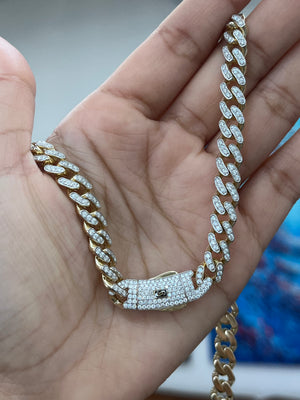 7.04 cttw 14k Gold 20 inches Cuban Link Chain