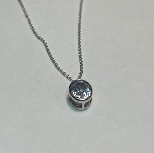 Oval Sapphire Necklace