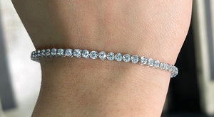 Bezel Set Tennis Bracelet