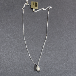 Pear Shaped Lab Diamond Solitaire Pendant