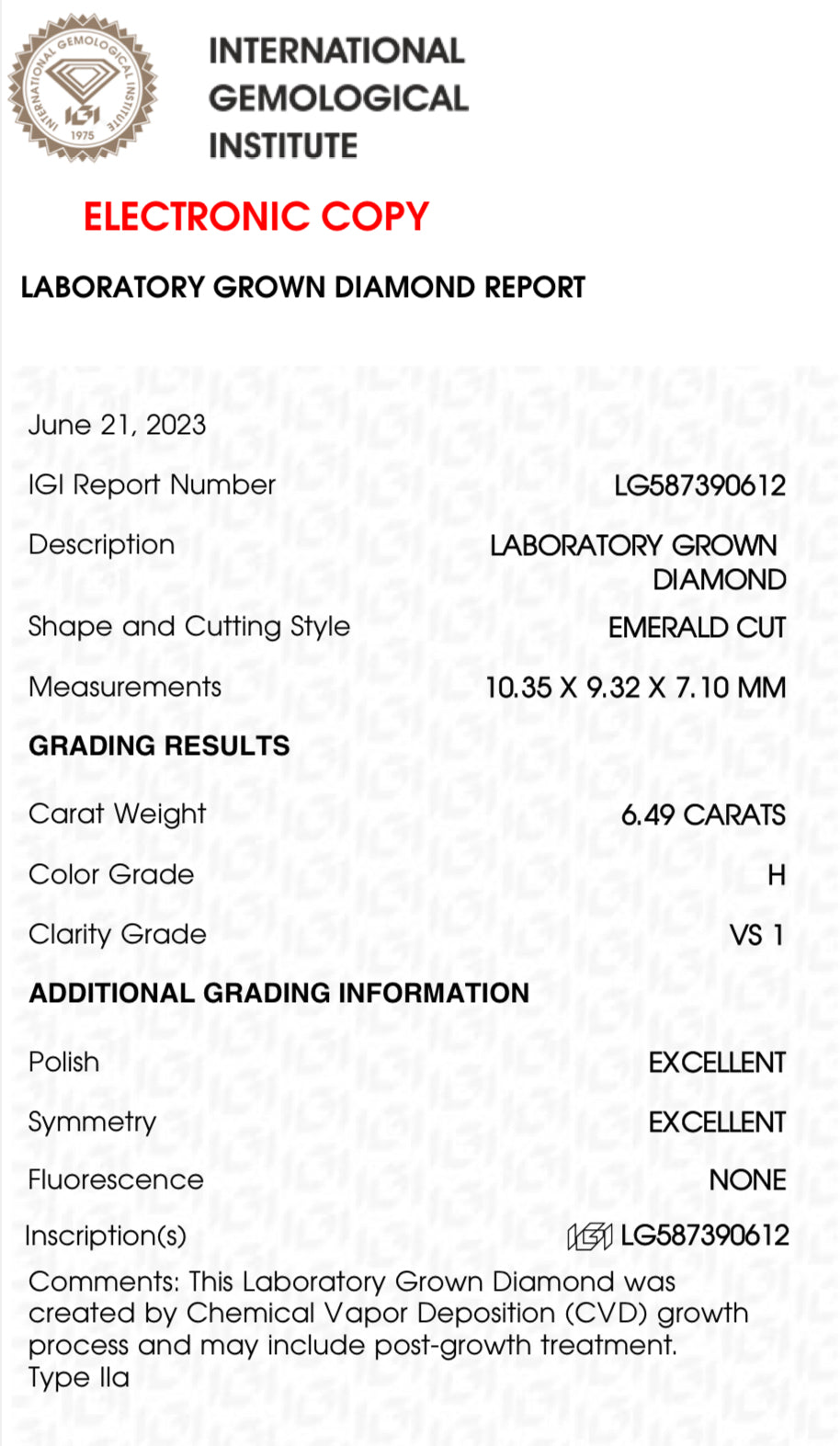 ANTIQUE ASSCHER Ring