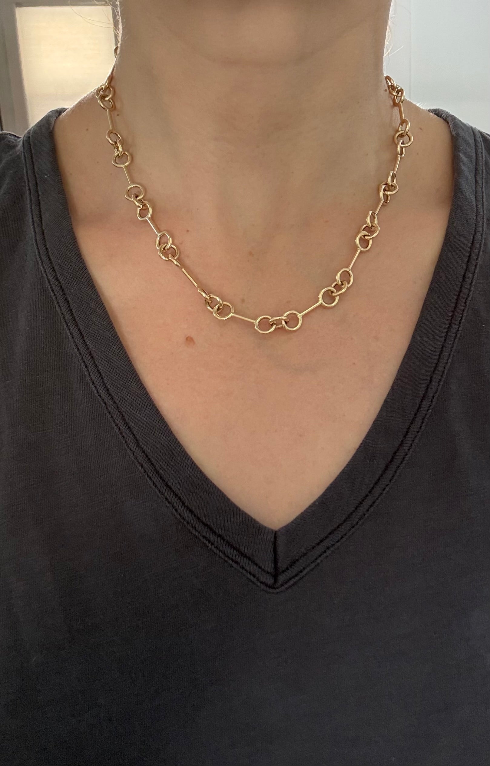 11.3g yellow gold chain necklace