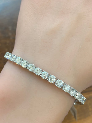 13.14 CT LAB 7 INCHES TENNIS BRACELET