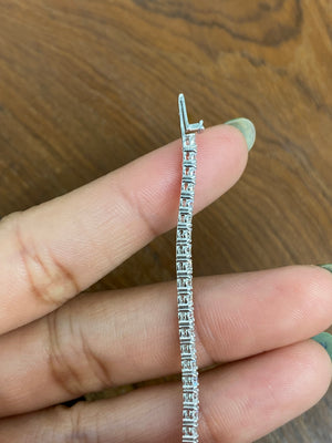 3.89 CT Lab 7 inches Tennis Bracelet