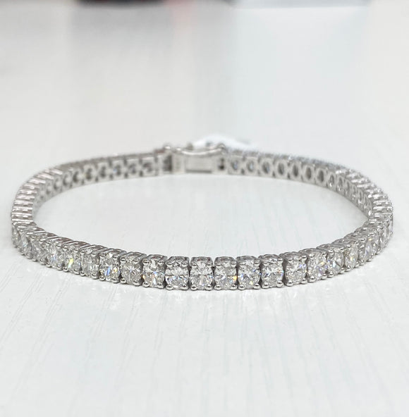 OVAL 8.60 CT LAB TENNIS BRACELET