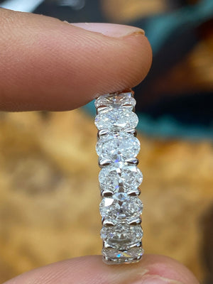 5.04 CT LAB ETERNITY RING