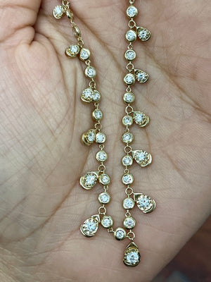 14k 1.65 ctw Yellow Diamond Necklace