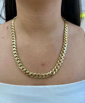 1.34 cttw 14k Gold Cuban Link Chain