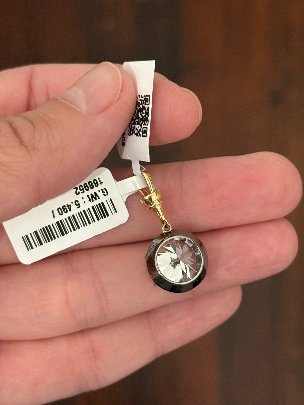 IGI certified 6.59ct lab diamond pendant