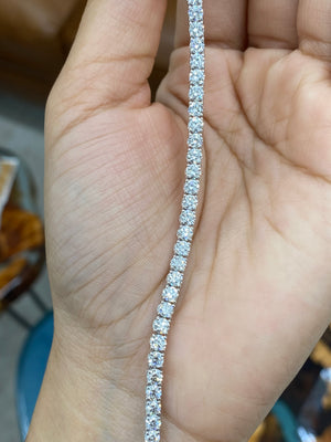 7.21 CT LAB TENNIS BRACELET