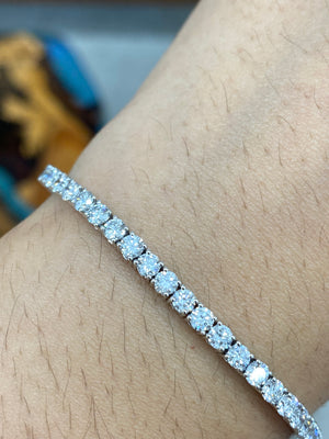 6.41 CT LAB TENNIS BRACELET