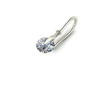 IGI-Certified 1 CT Round Lab-Grown Diamond Spinning Dangling Earring