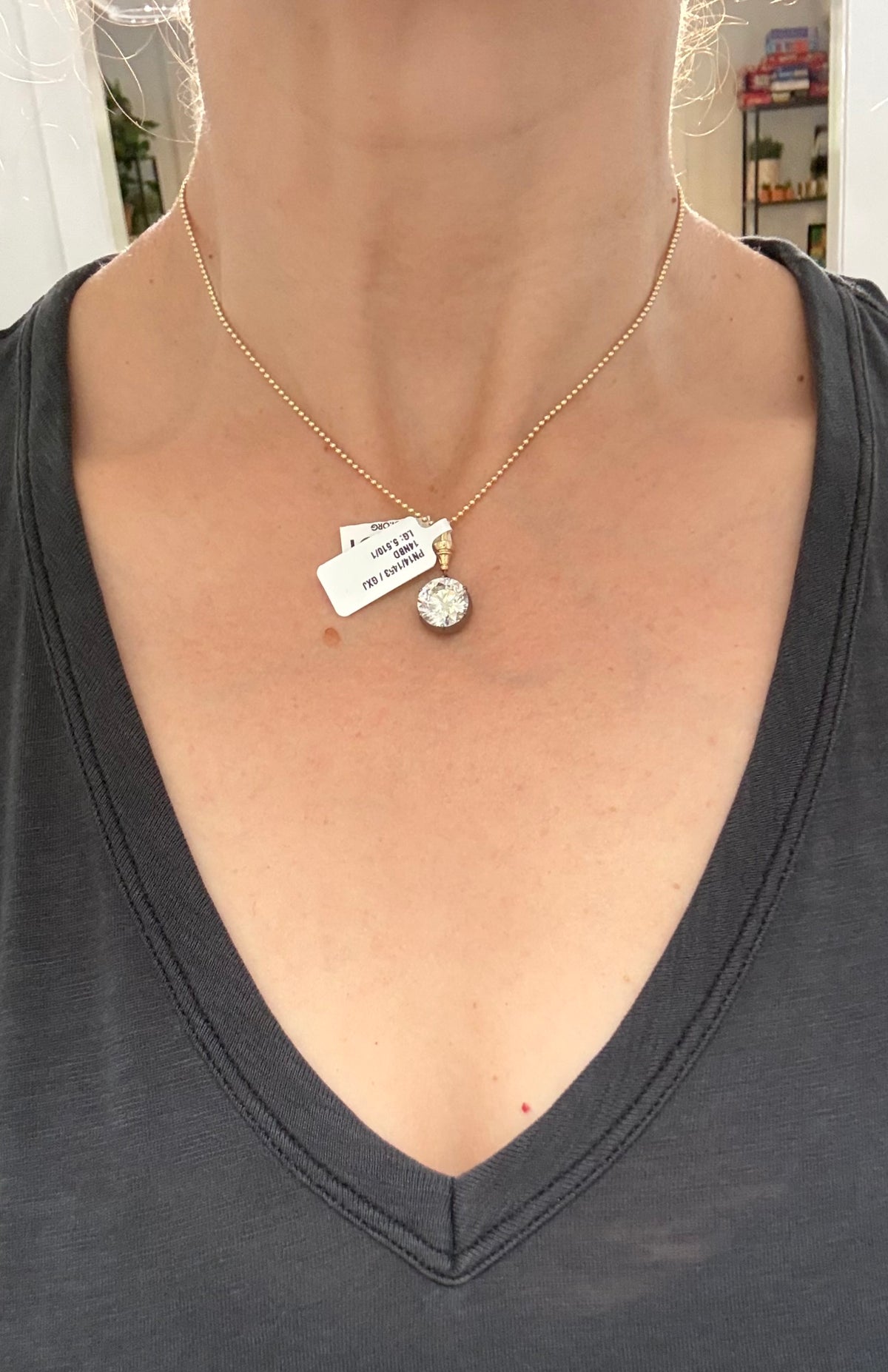 IGI certified 5.51ct lab diamond pendant