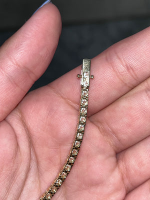 5.39 CT LAB YELLOW TENNIS BRACELET