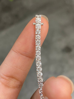 5.10 CT LAB 7 INCHES TENNIS BRACELET