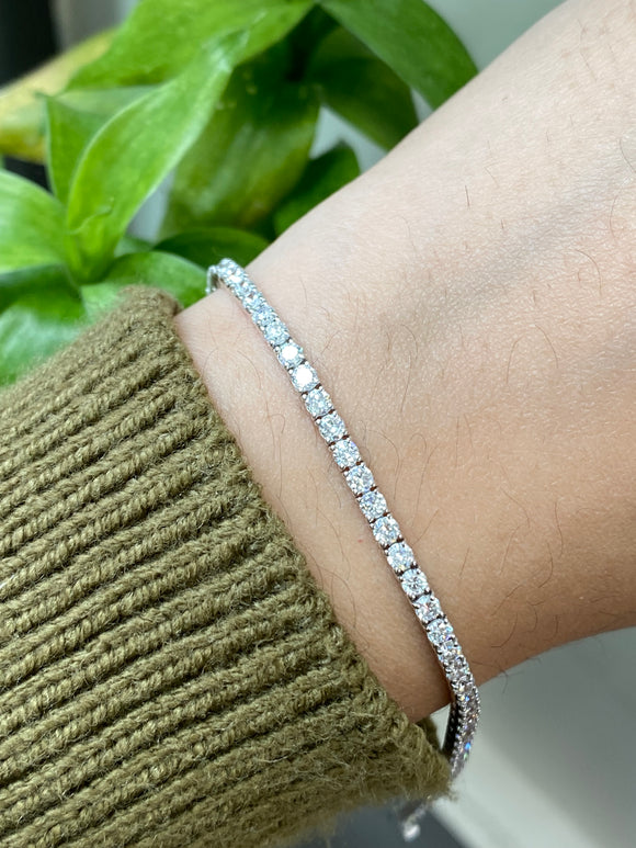 3.83CT Lab 7” Tennis Bracelet