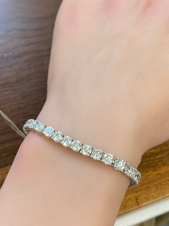 12.53 CT Lab 7 inches Tennis Bracelet