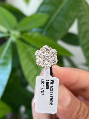 *Premade* 1.77 CT Lab Diamonds Yellow Pendant