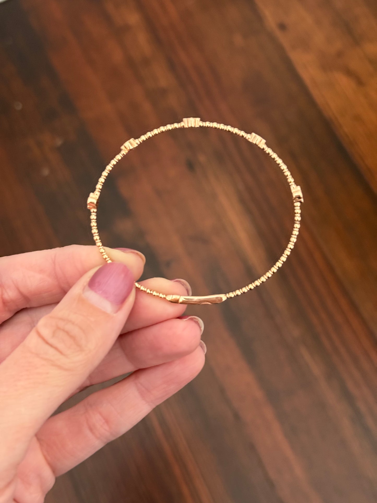 Lab diamond 0.33ct lab diamond clover flex bracelets available in rose and white gold
