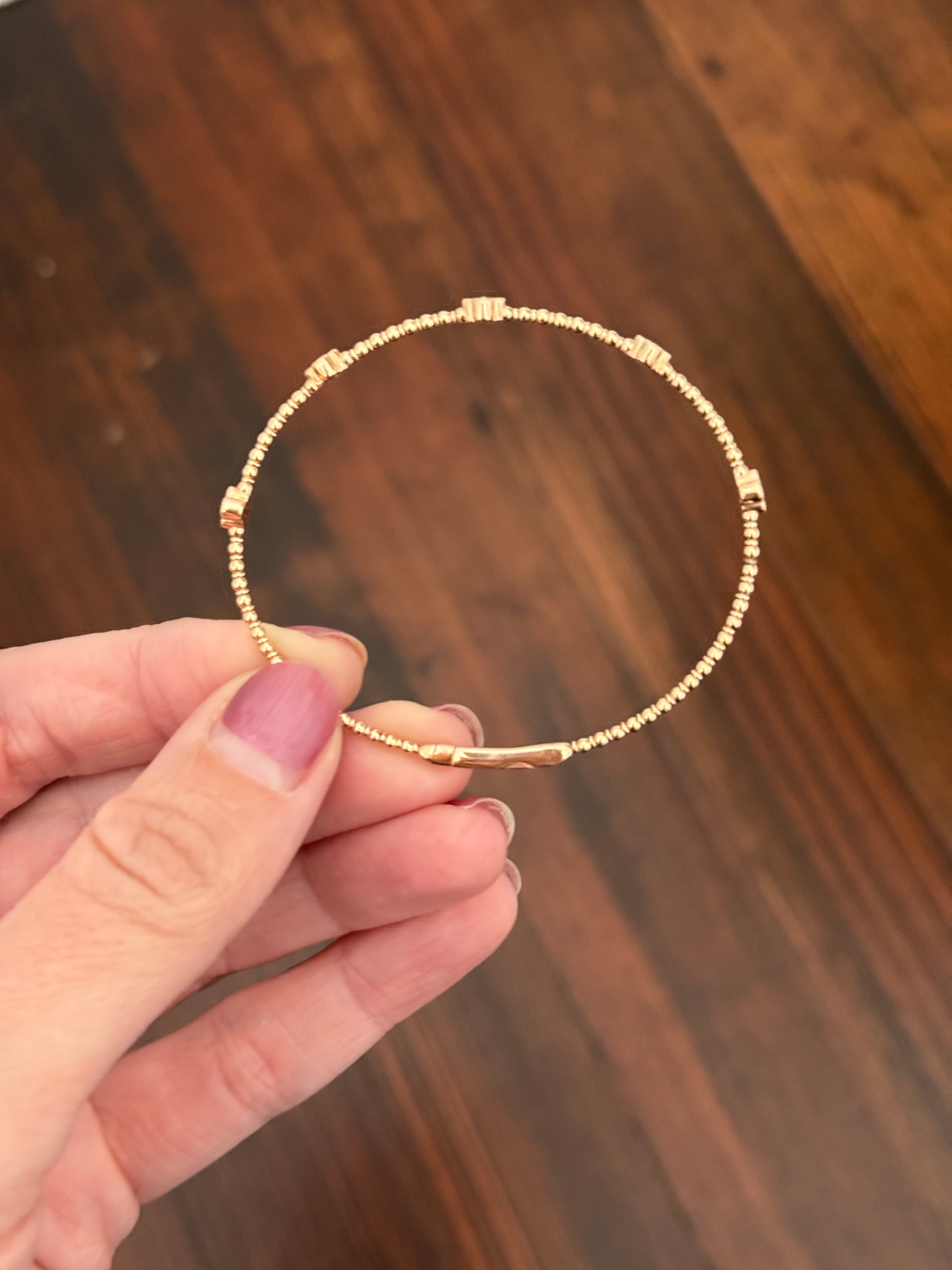 Lab diamond 0.33ct lab diamond clover flex bracelets available in rose and white gold