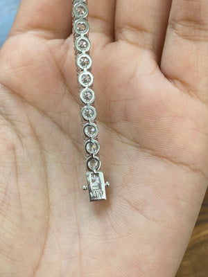 13.14 CT LAB 7 INCHES TENNIS BRACELET