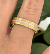 Men’s size 10 0.62ct lab diamond band