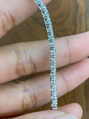 7.79 CT Lab 7 inches Tennis Bracelet