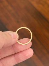 Size 10.5 rose gold natural diamond band