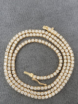 5.55 CT 16 inches Lab Tennis Necklace