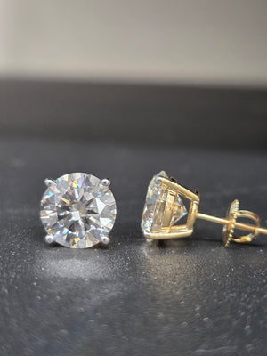 Great Deal - 6 cttw Lab 14k Yellow Screwback Studs