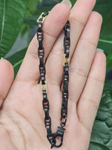 Men's Titanium & Gold 7.5 Inches Bracelet