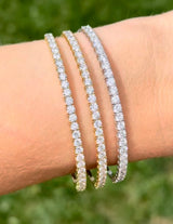 Lab diamond flex bracelets