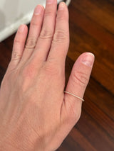 Size 10.5 rose gold natural diamond band