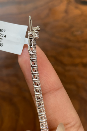 5.09 CT LAB 7.15 inches TENNIS BRACELET