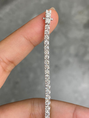 4.98 CT LAB 7 INCHES TENNIS BRACELET