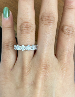 6.42 cttw Lab 6 inches Eternity Band