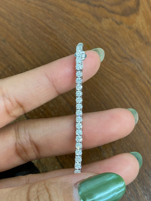 3.89 CT Lab 7 inches Tennis Bracelet