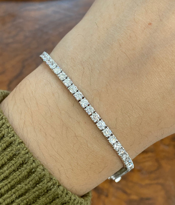 4.34 CT Lab 6 inches Tennis Bracelet