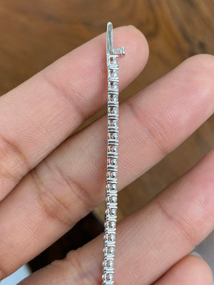 3.83CT Lab 7” Tennis Bracelet