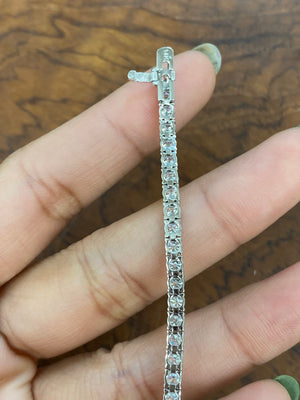 5.43 CT Lab 7 inches Tennis Bracelet