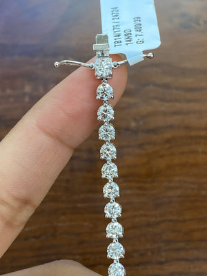 7.40 CT LAB 7.15 INCHES TENNIS BRACELET