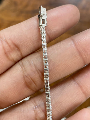 2.22 CT Lab 7 Inches Tennis Bracelet