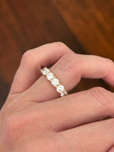 IGI certified 5.83ct lab diamond eternity band