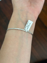 Natural diamond flex bracelet