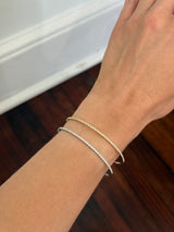 0.4ct natural diamond flex bracelet