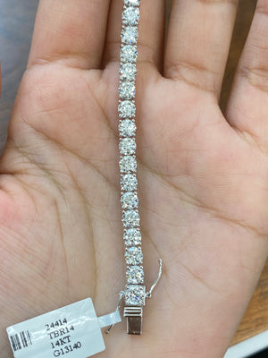 13.14 CT LAB 7 INCHES TENNIS BRACELET