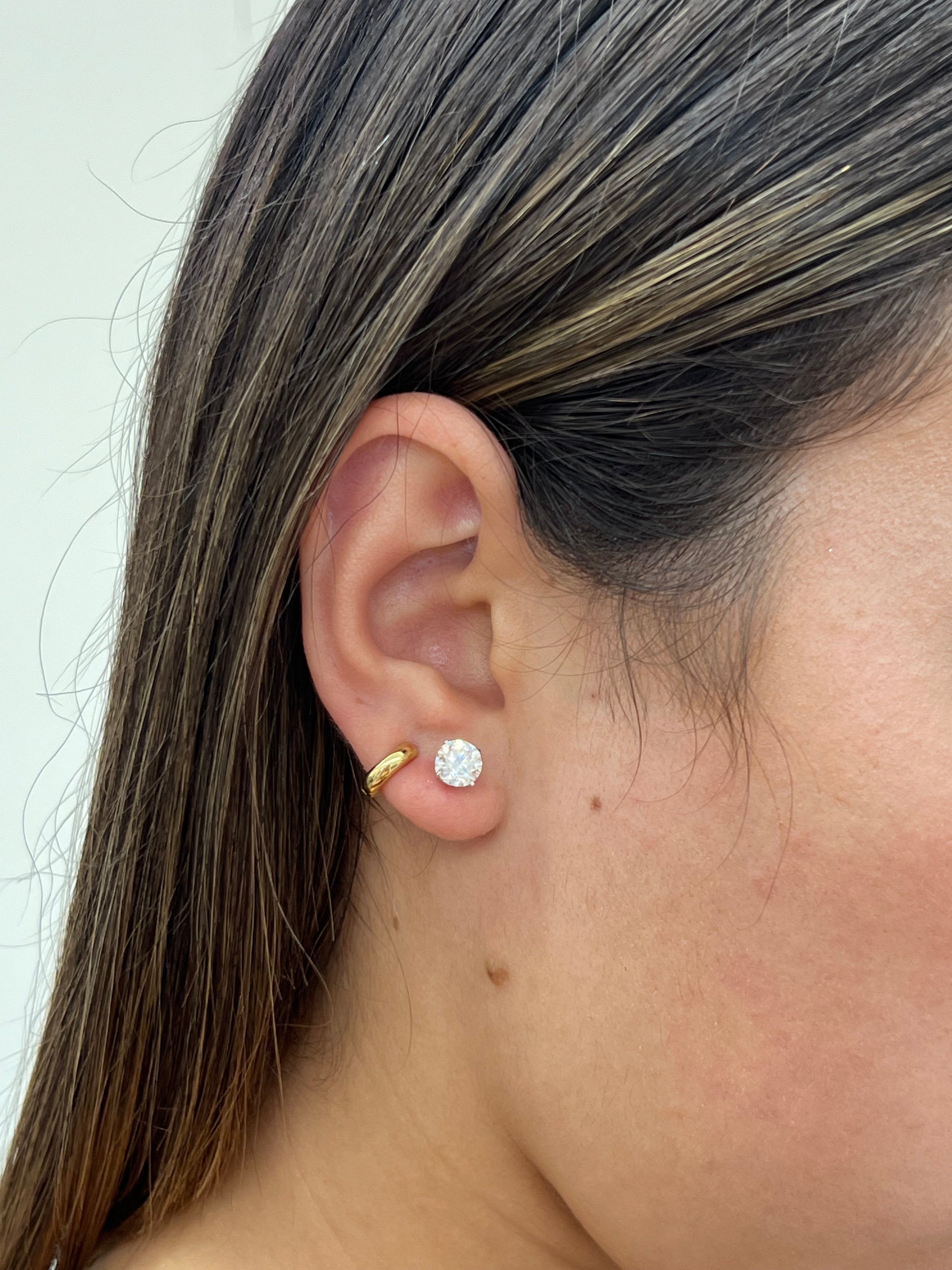 Custom - made Lab Diamond Stud Earrings (0.60 cttw - 3.00 cttw)